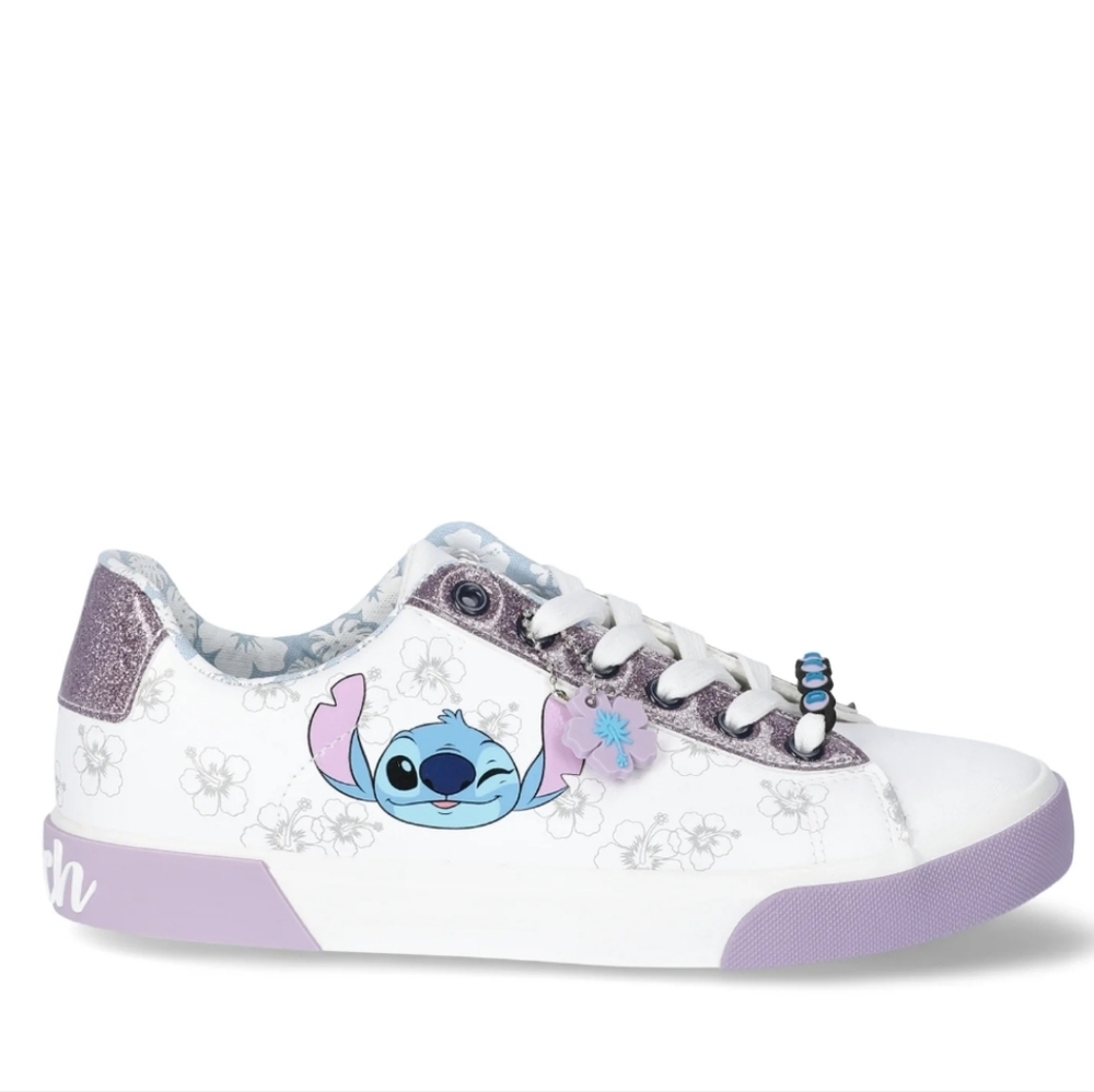 NWT Disney Stitch Women's Low Top Lace Up Sneaker